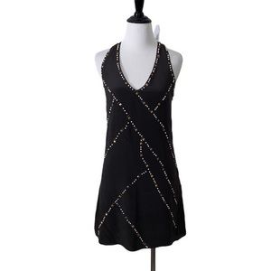 Aryn k women’s XS Silk beaded dress